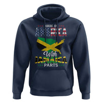 Made In America With Jamaica Parts Hoodie Jamaican American - Wonder Print Shop