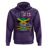 Made In America With Jamaica Parts Hoodie Jamaican American - Wonder Print Shop