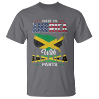 Made In America With Jamaica Parts T Shirt Jamaican American - Wonder Print Shop