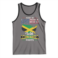 Made In America With Jamaica Parts Tank Top Jamaican American - Wonder Print Shop