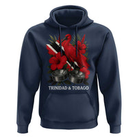 Trinidadian and Tobagonian Pride Hoodie Trinidadian Roots Scarlet Ibis Steelpans - Wonder Print Shop