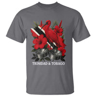 Trinidadian and Tobagonian Pride T Shirt Trinidadian Roots Scarlet Ibis Steelpans - Wonder Print Shop