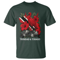Trinidadian and Tobagonian Pride T Shirt Trinidadian Roots Scarlet Ibis Steelpans - Wonder Print Shop