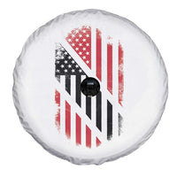 Trinidad And Tobago Trinidadian American Flag Spare Tire Cover - Wonder Print Shop