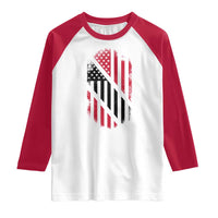 Trinidad And Tobago Trinidadian American Flag Raglan Shirt - Wonder Print Shop