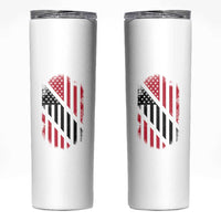 Trinidad And Tobago Trinidadian American Flag Skinny Tumbler - Wonder Print Shop