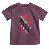Trinidad And Tobago Trinidadian American Flag Toddler T Shirt - Wonder Print Shop