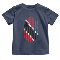 Trinidad And Tobago Trinidadian American Flag Toddler T Shirt - Wonder Print Shop