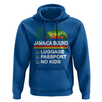 Jamaican Travel Vacation Trip Hoodie Jamaica Bound Luggage Passport No Kids - Wonder Print Shop