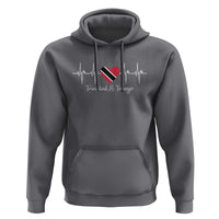 Trinidad And Tobago Heartbeat ECG Pulse Trinidadian Flag Hoodie - Wonder Print Shop