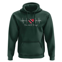 Trinidad And Tobago Heartbeat ECG Pulse Trinidadian Flag Hoodie - Wonder Print Shop