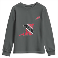 Trinidad And Tobago Youth Sweatshirt Pride Trinidadian Roots Flag - Wonder Print Shop