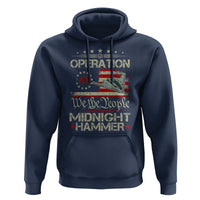 Operation Midnight Hammer Hoodie Bomber Jet Vintage Betsy Ross Flag - Wonder Print Shop