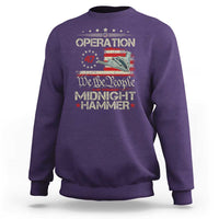 Operation Midnight Hammer Sweatshirt Bomber Jet Vintage Betsy Ross Flag - Wonder Print Shop