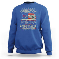 Operation Midnight Hammer Sweatshirt Bomber Jet Vintage Betsy Ross Flag - Wonder Print Shop