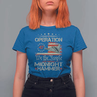 Operation Midnight Hammer T Shirt For Women Bomber Jet Vintage Betsy Ross Flag - Wonder Print Shop
