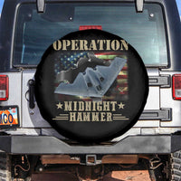 Operation Midnight Hammer Spare Tire Cover Bomber Jet American Flag - Wonder Print Shop