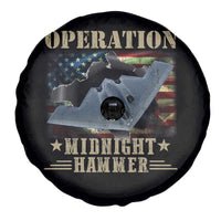 Operation Midnight Hammer Spare Tire Cover Bomber Jet American Flag - Wonder Print Shop
