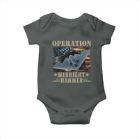 Operation Midnight Hammer Baby Onesie Bomber Jet American Flag - Wonder Print Shop