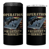 Operation Midnight Hammer 4 in 1 Can Cooler Tumbler Bomber Jet American Flag - Wonder Print Shop