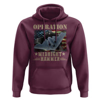 Operation Midnight Hammer Hoodie Bomber Jet American Flag - Wonder Print Shop