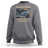 Operation Midnight Hammer Sweatshirt Bomber Jet American Flag - Wonder Print Shop