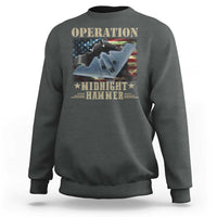 Operation Midnight Hammer Sweatshirt Bomber Jet American Flag - Wonder Print Shop