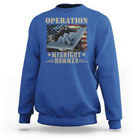 Operation Midnight Hammer Sweatshirt Bomber Jet American Flag - Wonder Print Shop