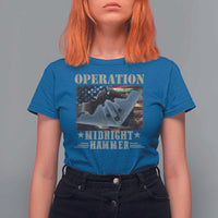 Operation Midnight Hammer T Shirt For Women Bomber Jet American Flag - Wonder Print Shop