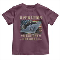 Operation Midnight Hammer Toddler T Shirt Bomber Jet American Flag - Wonder Print Shop