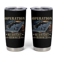 Operation Midnight Hammer Tumbler Cup Bomber Jet American Flag - Wonder Print Shop