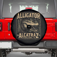 Funny Alligator Alcatraz Spare Tire Cover Florida Everglades Alligatraz Meme 2025 - Wonder Print Shop