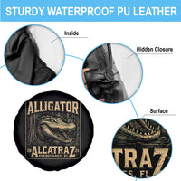 Funny Alligator Alcatraz Spare Tire Cover Florida Everglades Alligatraz Meme 2025 - Wonder Print Shop