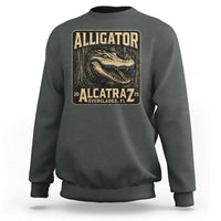 Funny Alligator Alcatraz Sweatshirt Florida Everglades Alligatraz Meme 2025 - Wonder Print Shop