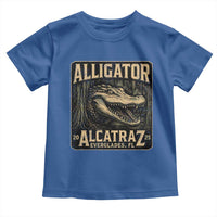 Funny Alligator Alcatraz Toddler T Shirt Florida Everglades Alligatraz Meme 2025 - Wonder Print Shop