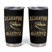 Funny Alligator Alcatraz Tumbler Cup Florida Everglades Alligatraz Meme 2025 - Wonder Print Shop