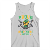 Jamaica Independence Day Tank Top Proud Jamaican Hand Fist Break The Chain - Wonder Print Shop