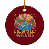 Funny Daddys Lil Squirter Ceramic Ornament Inappropriate Adult Humor Squirting Whale - Wonder Print Shop