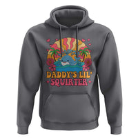 Funny Daddys Lil Squirter Hoodie Inappropriate Adult Humor Squirting Whale - Wonder Print Shop