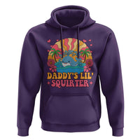 Funny Daddys Lil Squirter Hoodie Inappropriate Adult Humor Squirting Whale - Wonder Print Shop