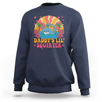 Funny Daddys Lil Squirter Sweatshirt Inappropriate Adult Humor Squirting Whale - Wonder Print Shop
