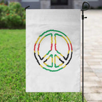 Rasta Jamaican Flag Peace Symbol Reggae Garden Flag - Wonder Print Shop