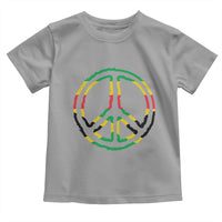 Rasta Jamaican Flag Peace Symbol Reggae Toddler T Shirt - Wonder Print Shop