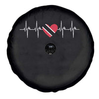 Trinidad And Tobago Heartbeat Trinidadian Flag Spare Tire Cover - Wonder Print Shop