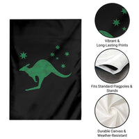 Australia Kangaroo with Federation Star Aussie Roots Garden Flag