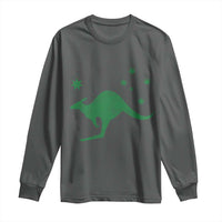 Australia Kangaroo with Federation Star Aussie Roots Long Sleeve Shirt