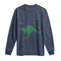 Australia Kangaroo with Federation Star Aussie Roots Long Sleeve Shirt