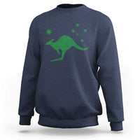 Australia Kangaroo with Federation Star Aussie Roots Sweatshirt