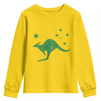 Australia Kangaroo with Federation Star Aussie Roots Youth Sweatshirt