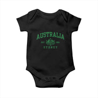 Australia Sydney Est 1901 Baby Onesie Commonwealth Vintage Crest